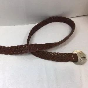 Moroccan | Accessories | Vtg Moroccan Brown Leather Braided  display picture 2
